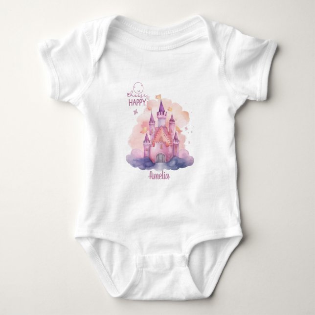 Body Choisir heureux personnalisable (Devant)