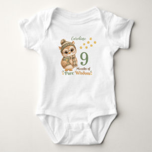 Body Chouette Automne Bébé Mois Étape