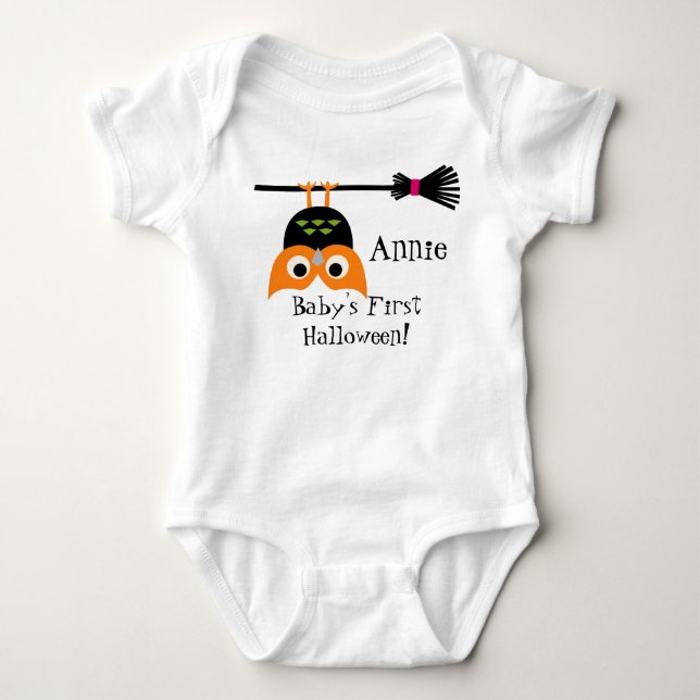 Body Chouette Halloween Baby Bodysuit (Devant)