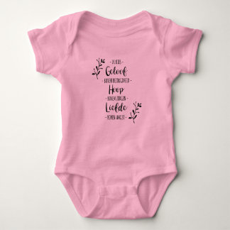 Body Christelijk baby romper - Geloof, Hoop en Liefde.