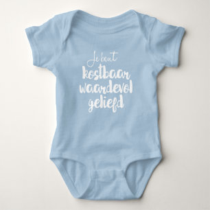 Body Christelijk baby romper - Je bent waardevol