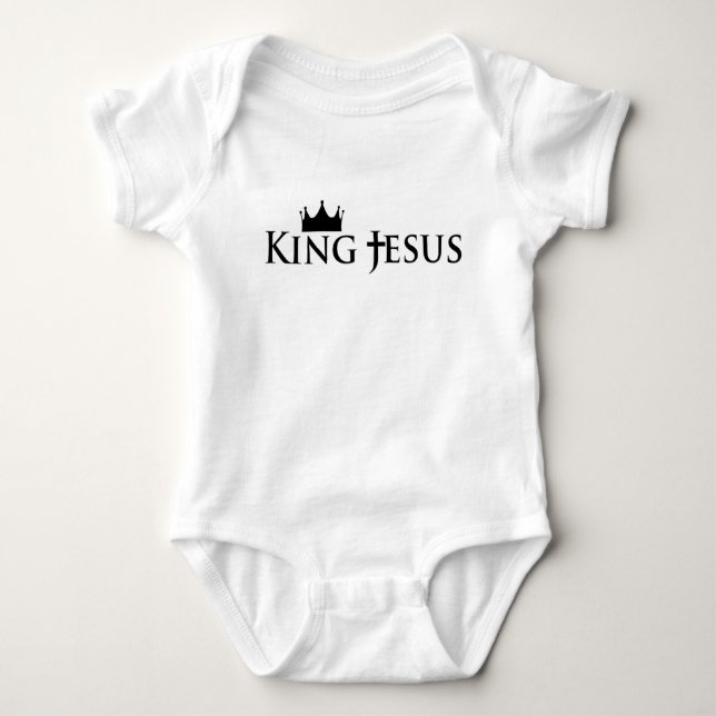 Body Christian King Jesus Cross et Crown Baby Gift (Devant)