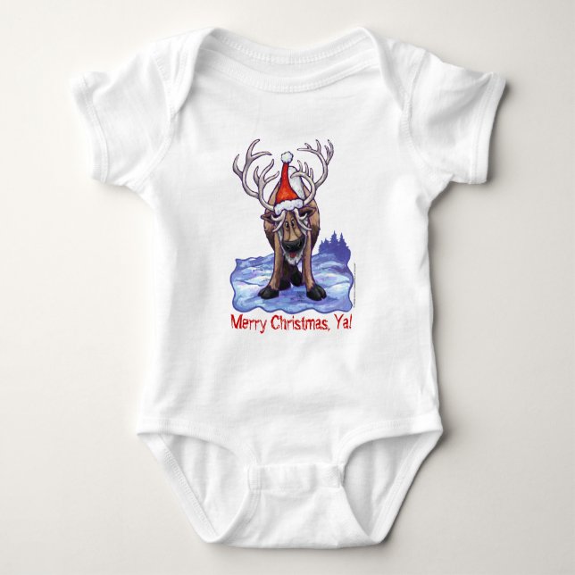 Body Christmas Reindeer Baby Tee (Devant)