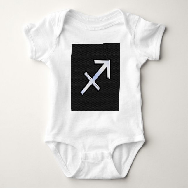 Body Chrome Comme Sagittarius Zodiac Connexion Noir (Devant)