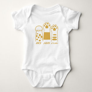 Body Ciseaux de papier rocheux pattes de chat amusantes