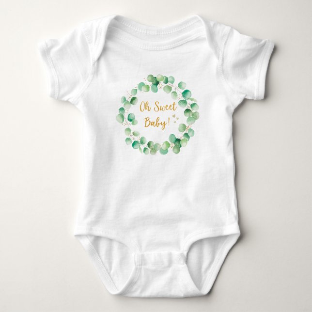 Body Citation Bois d'Eucalyptus Vert Bébé (Devant)