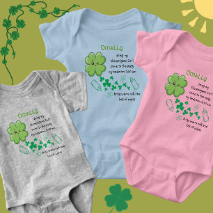 Body Citation de bébé drôle Clover vert St Patricks