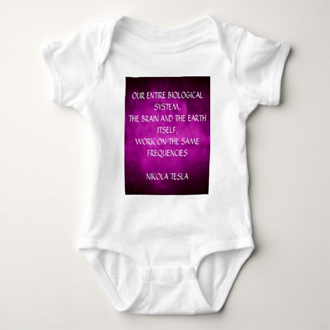 Body Citation de Tesla sur le violet (Devant)