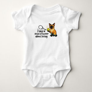 Body Citation drôle de tennis pour amateur de chat