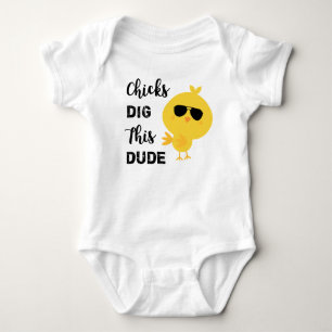 Body Citation Mignonne & Drôle Bébé Garçons Poussins Cr