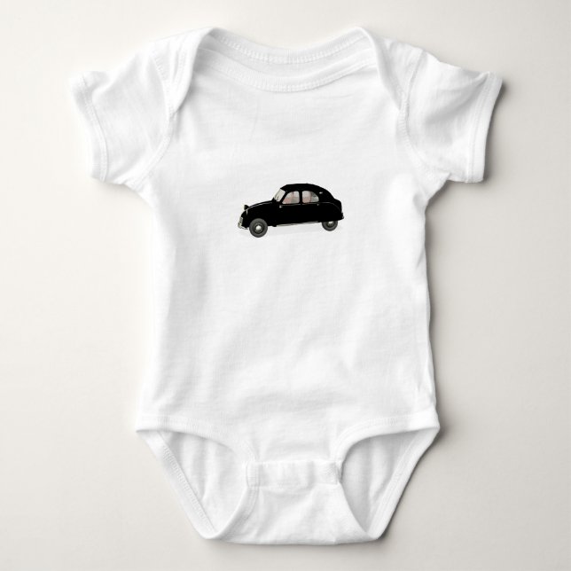 Body Citroen noir 2CV (Devant)