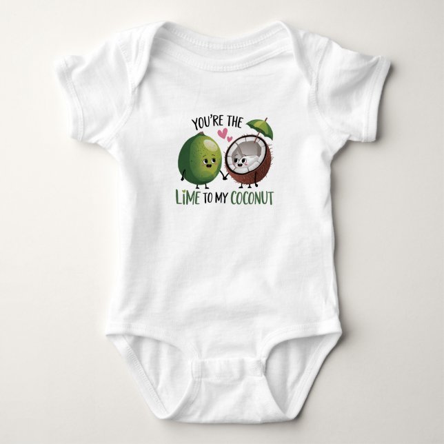 Body Citron pour mon bébé noix de coco (Devant)