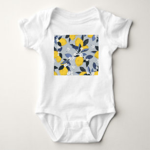 Body Citrons colorés : Motif Floral Citrus