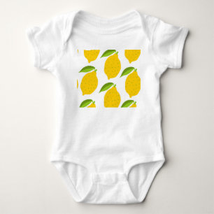 Body citrons jaunes, motif artistique sans soudure.