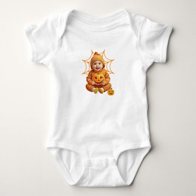 Body Citrouille adorable pour bébé pour Halloween (Devant)