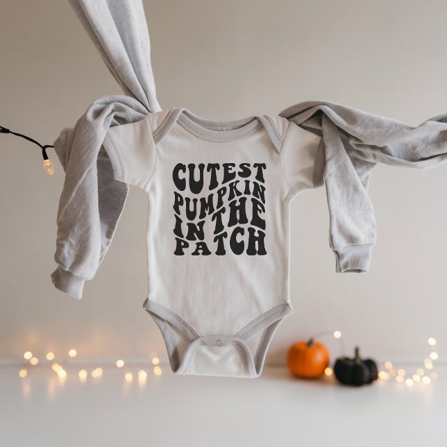 Body Citrouille le plus mignon dans la bodysuit Patch B (cutest pumpkin in the patch bodysuit)