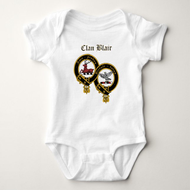 Body Clan Blair Crest avec nom Baby Jumper (Devant)