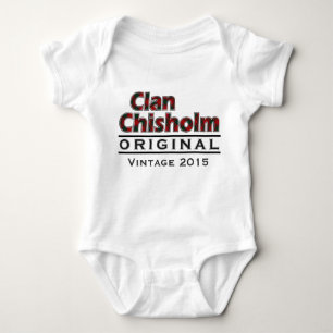 Body Clan Chisholm Personnaliser Vintage Votre annivers