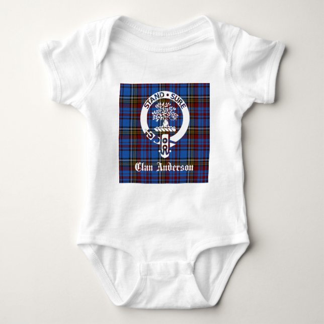 Body Clan écossais Anderson Crest & Tartan (Devant)