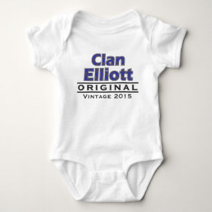 Body Clan Elliott Personnaliser Vintage Votre anniversa