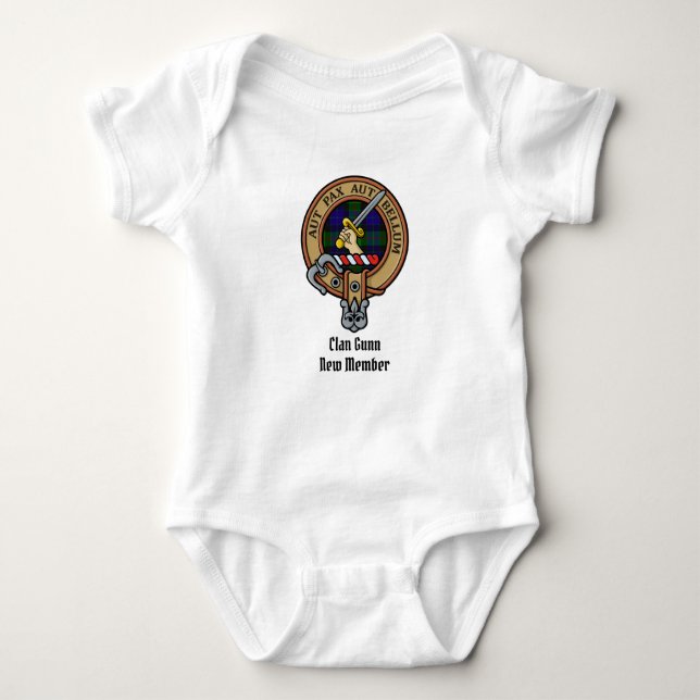 Body Clan Gunn Crest Bodysuit pour bébé (Devant)