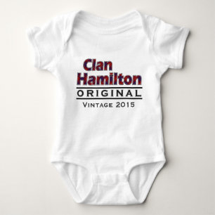 Body Clan Hamilton Personnaliser Vintage Votre annivers
