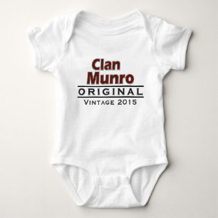Body Clan Munro Personnaliser Vintage Votre anniversair