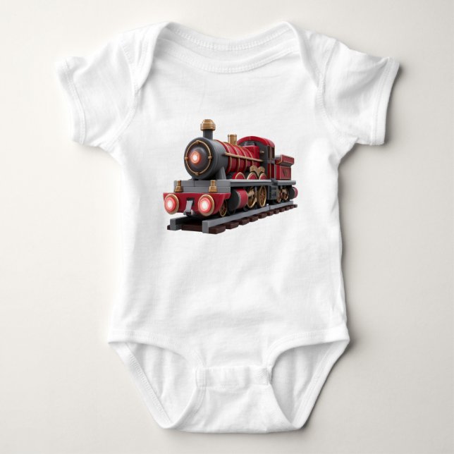 Body Classic Red Steam Train – Adventure Kids T-Shirt  (Devant)