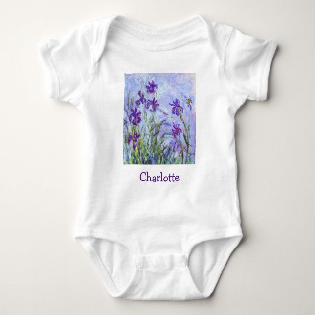 Body Claude Monet - Lilac Irises / Iris Mauves (Devant)
