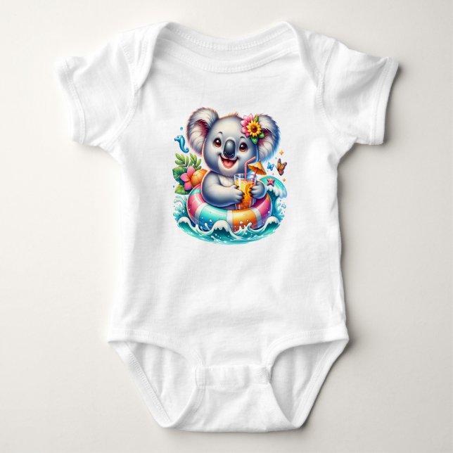 Body Clipart de sublimation Koala d'été-97702 (Devant)