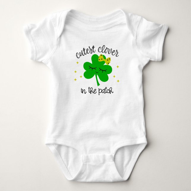Body Clover Le Plus Cutest Dans Le Patch St. Patricks D (Devant)
