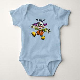 Body Clown de dessin mignon à la recherche de petits câ