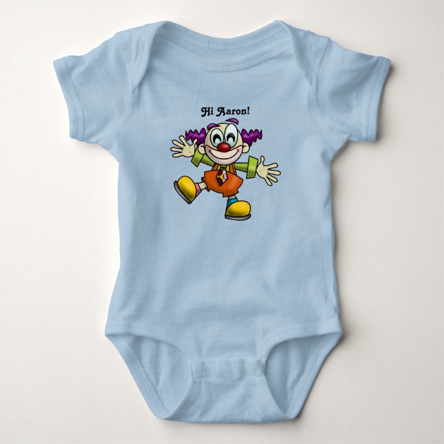 Body Clown de dessin mignon à la recherche de petits câ (Devant)