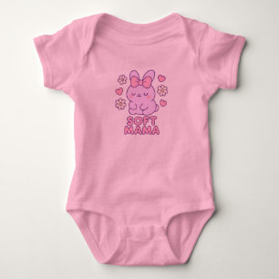 Body Club Maman Minimaliste Lapin Illustré Esthétique D