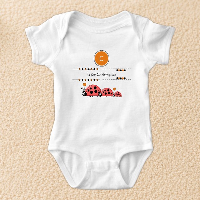 Body Coccinelles ajoutez nom noir et orange (Créateur téléchargé)