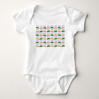 Body Cochons multicolores Creeper biologique pour bébé