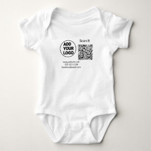 Body Code QR simple minimaliste ajouter un logo scanner
