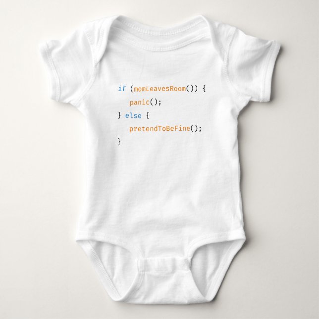 Body Coding Funny Baby Mom Code (Devant)