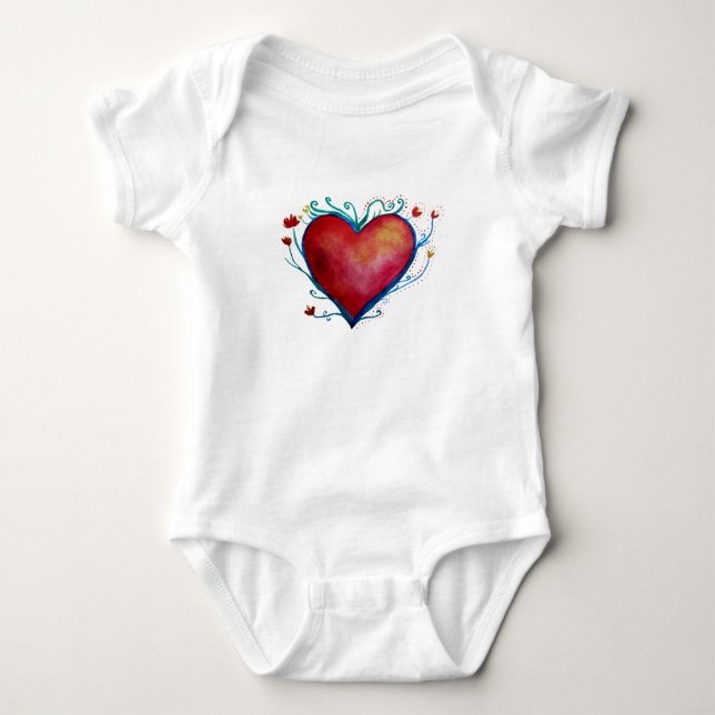 Body Coeur Baby Jersey Bodysuit (Devant)