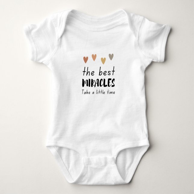 Body Coeur Bodysuit Bébé : Meilleur design Miracles (Devant)
