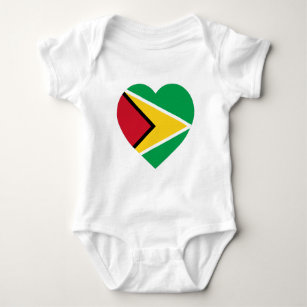 Body Coeur de drapeau de la Guyane
