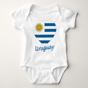 Body Coeur de drapeau de l'Uruguay