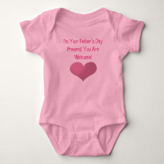Body Coeur de Fête des pères pour bébé fille