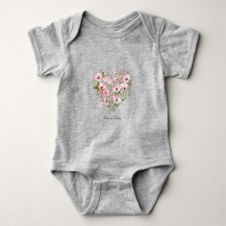 Body Coeur rose Floral Baby Bodysuit