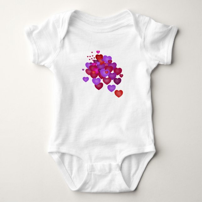 Body Coeurs Bébé Bodysuit (Devant)