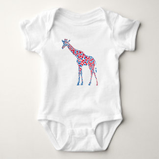 Body Coeurs Giraffe Baby Un Pièce Bodysuit