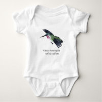 Colibri de Calliope avec le nom