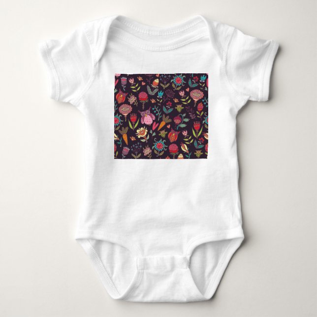 Body Collection de grandes fleurs dynamiques (Devant)