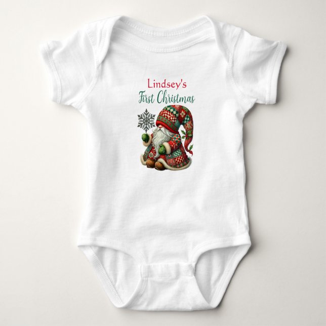 Body Colorful Gnome - Baby's First Christmas (Devant)