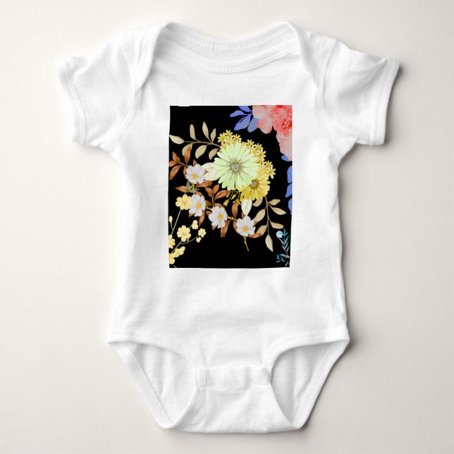 Body Coloring Flowers Art Design | Floral Coloring (Devant)